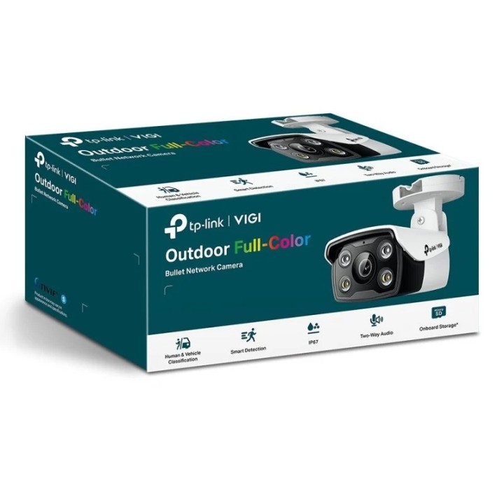 CAMARA IP TP-LINK VIGI BULLET EXTERIOR MICROSD 3MP 4MM IR 30M IP67 POE