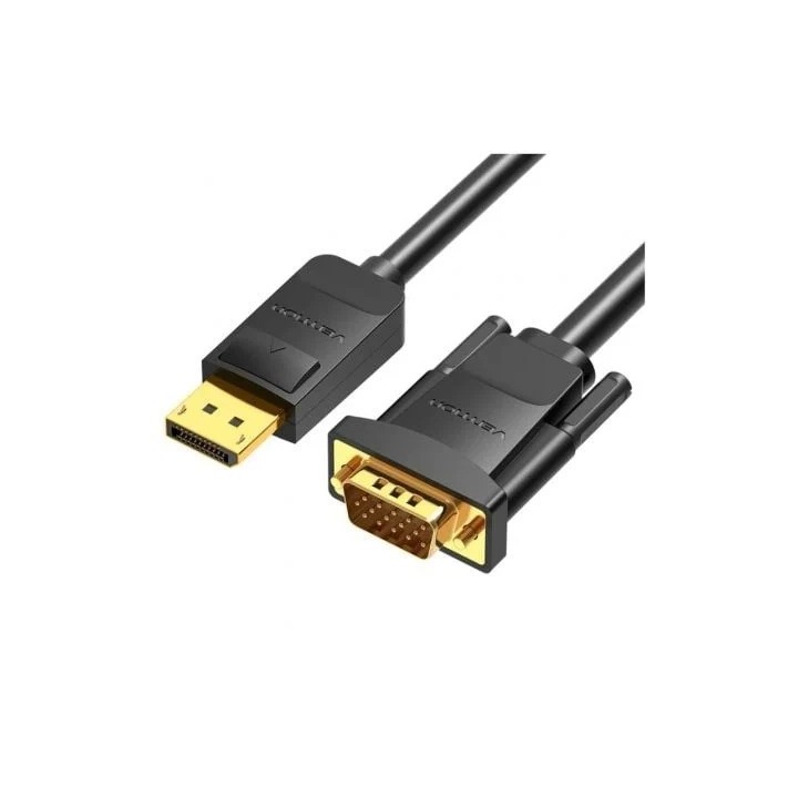 CABLE CONVERSOR VENTION DISPLAYPORT/M - VGA/M 1.5M BLACK