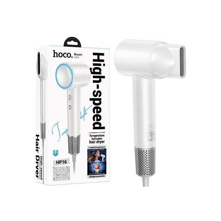 Hoco HP16 Secador Iónico de Alta Velocidad con indicador de Temperatura