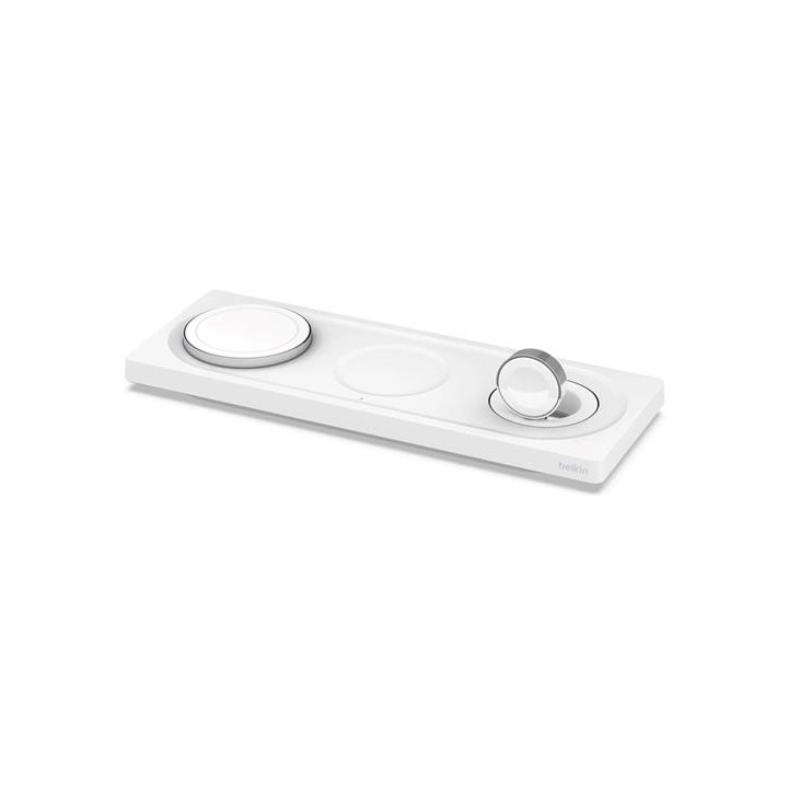 Belkin Base de Carga Inalámbrica Pro con Magasafe 3-1 Blanca WIZ016VFWH