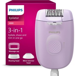 Philips BRE257/00 Depiladora Serie 4000 para Cuerpo y Zona Bikini