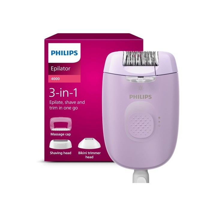 Philips BRE257/00 Depiladora Serie 4000 para Cuerpo y Zona Bikini