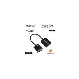 ADAPTADOR VGA A HDMI APPROX APPC25