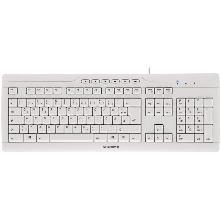 TECLADO CHERRY STREAM 3.0 USB BLANCO G85-23200ES-0