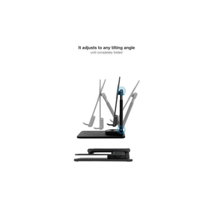 SOPORTE SOBREMESA TOOQ AJUSTABLE PARA SMARTPHONE/TABLET HASTA 13 BLACK