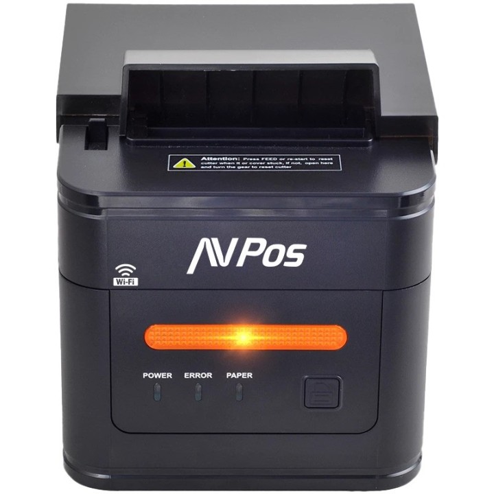 IMPRESORA AVPOS TERMICA K46W USB + SERIE + WIFI + LAN AVISADOR LUZ + ACUST 3YR GAR