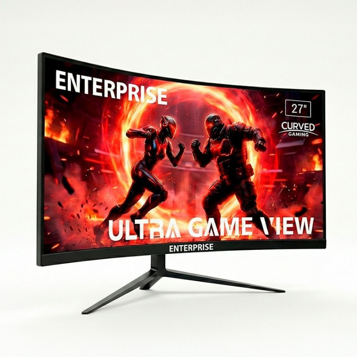MONITOR ENTERPRISE ULTRAGAME-VIEW 27 CURVO 200HZ 2 X HDMI + 2 X DISPLAYPORT MULTIMEDIA VESA 3YR GAR