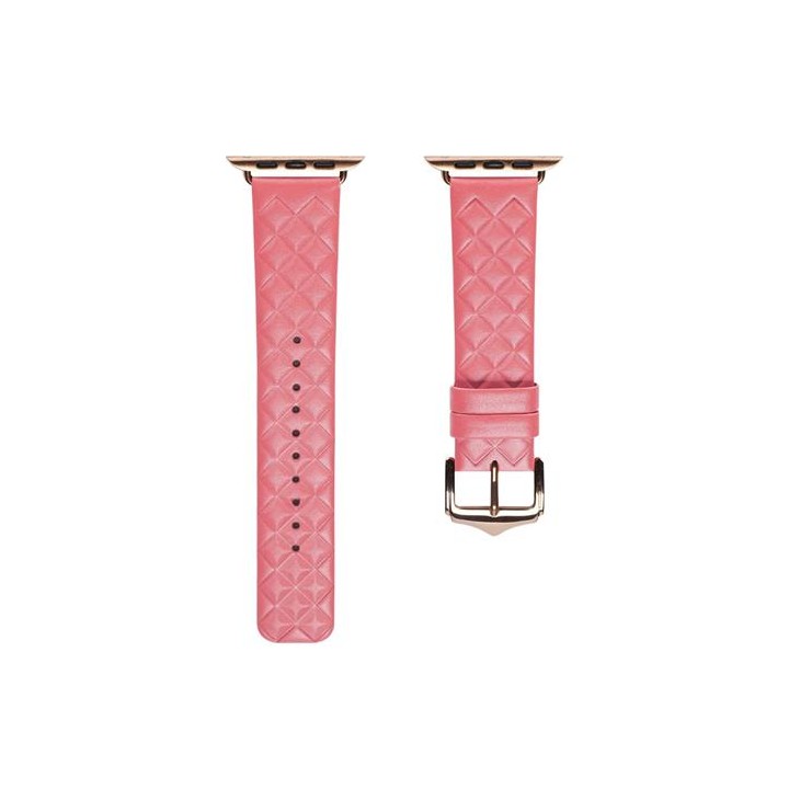 Hoco iWatch WA18 Elegant Series Leather Strap (38/40/41mm) Rosa
