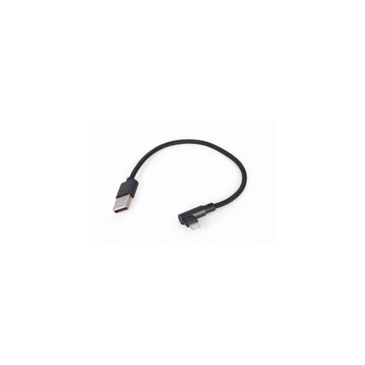 Gembird CC-USB2-AMLML-0.2M cable USB 0,2 m USB 2.0 USB A Micro-USB B/Lightning Negro