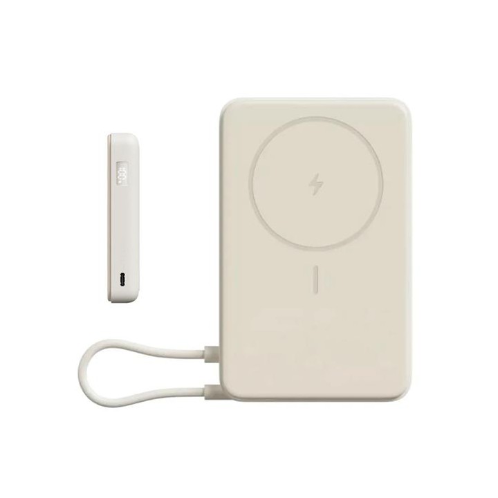Xiaomi Magnetic Powerbank 10000 mAh 33W con Soporte Integrado Beige (BHR08PBGL)