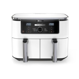 Ninja AF400EU Doble 9,5 L Independiente 2470 W Freidora de aire caliente Blanco