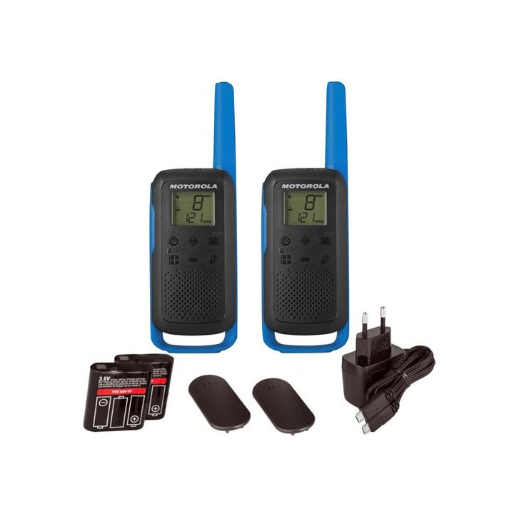 Motorola Talkabout T62 Walkie Talkie con alcance 8KM Azul