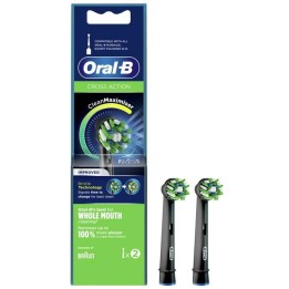 Braun Oral-B 2 Cabezales de Recambio Cross Action Black Edition (EB50BRB-2)
