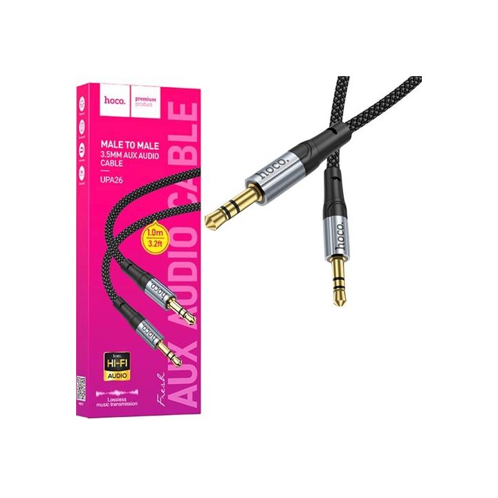 Cable Audio Jack 3.5mm a Jack 3.5mm 1 Metro Hoco UPA26