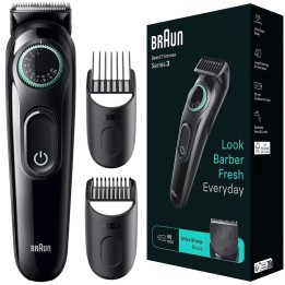 Braun BT3411 Recortadora de Barba Recargable con 40 Tamaños