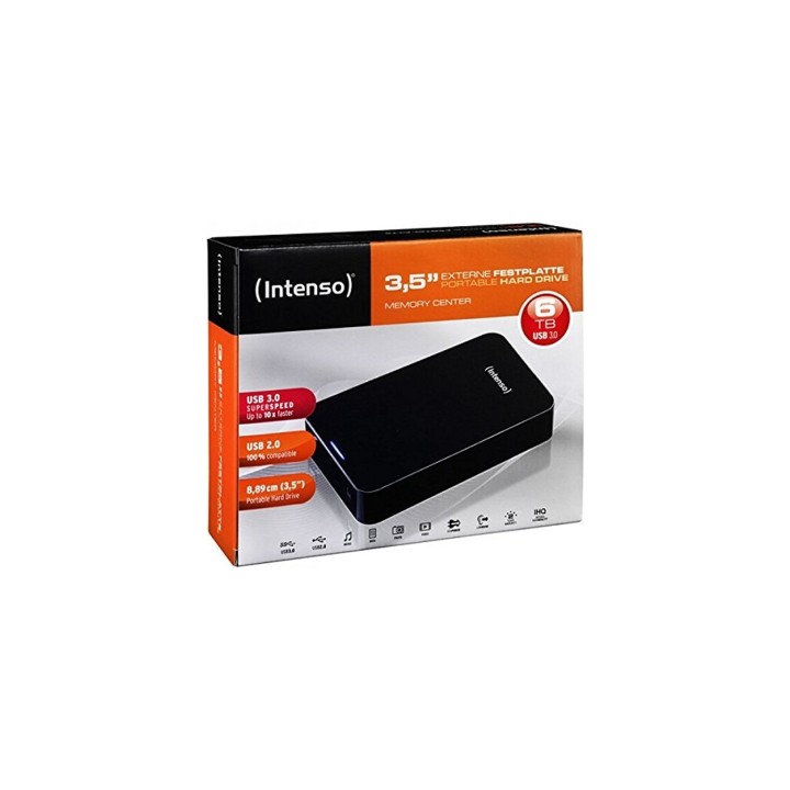 DISCO EXTERNO INTENSO 3.5P 6TB USB 3.0 NEGRO 6031514