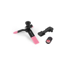 KIT TRIPODE SELFIE TALIUS ROSA TAL-TRI01P
