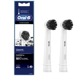 Braun Oral-B 2 Cabezales de Recambio Pure Clean Charcoal Carbón (EB20CH-2)
