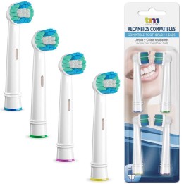 TM 4 Cabezales de Recambio Compatible Oral B (TMBH114)