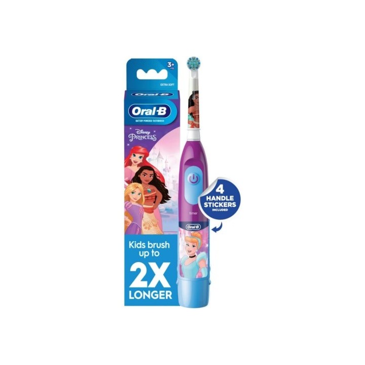 Braun Oral-B Cepillo de Dientes Infantil a Pilas Princesas Disney (DB5.510.1K)