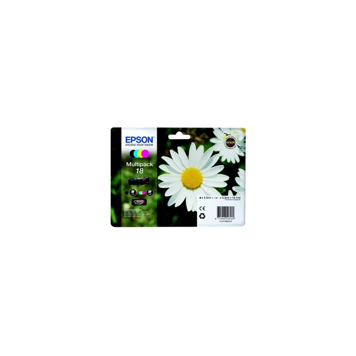 CARTUCHO EPSON 18 MULTIPACK 4COLORES C13T18064012