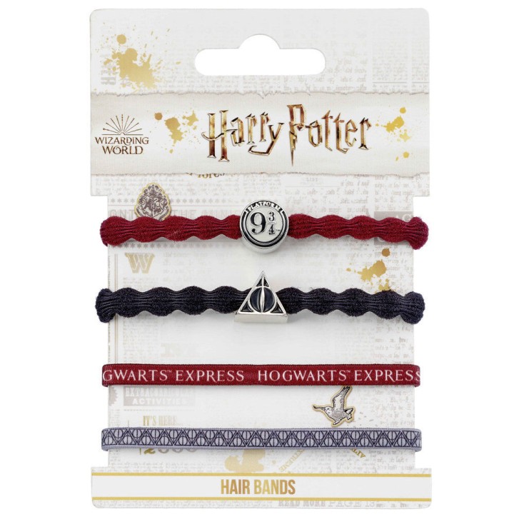 Blister 4 Cintas pelo Plataforma 9 3/4 Harry Potter