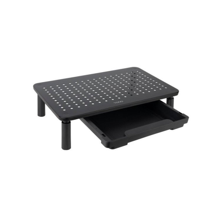 SOPORTE TOOQ SOBREMESA ELEVADOR PARA MONITOR/NOTEBOOK 20KG BLACK