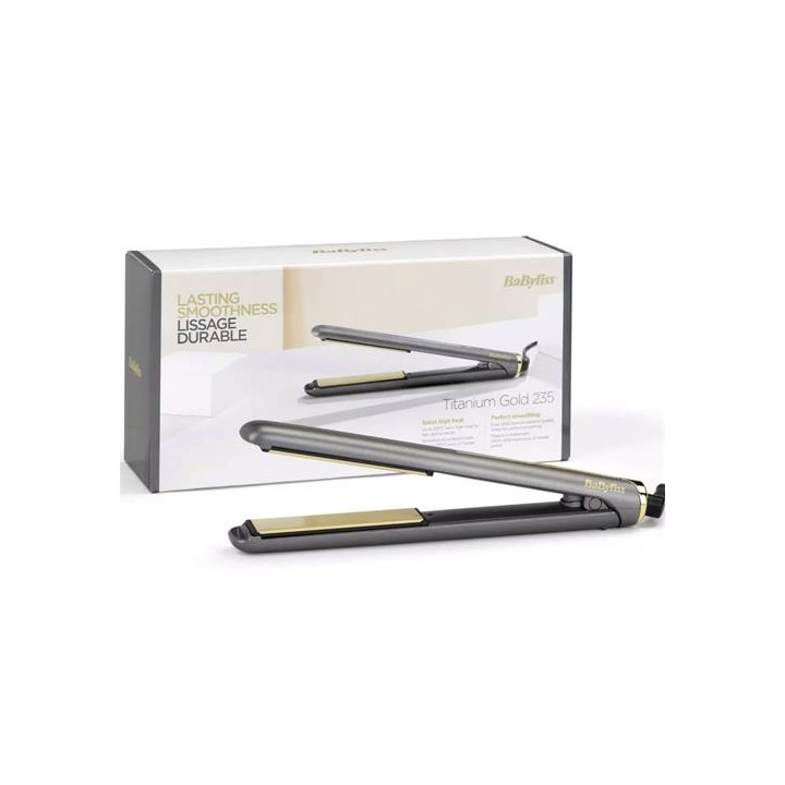 Babyliss 2513TE Plancha de Pelo Gama Titanium Gold