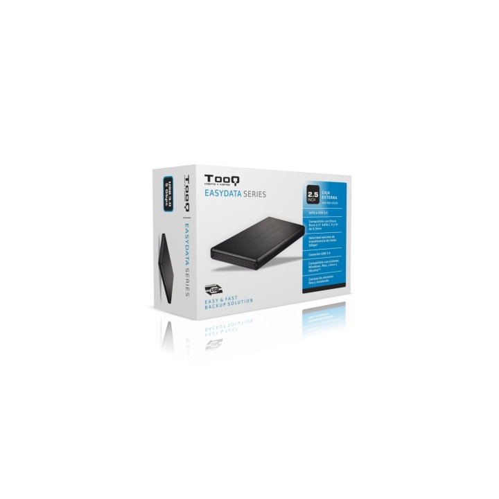 CAJA 2.5 TOOQ SATA USB 3.0 NEGRO TQE-2522B
