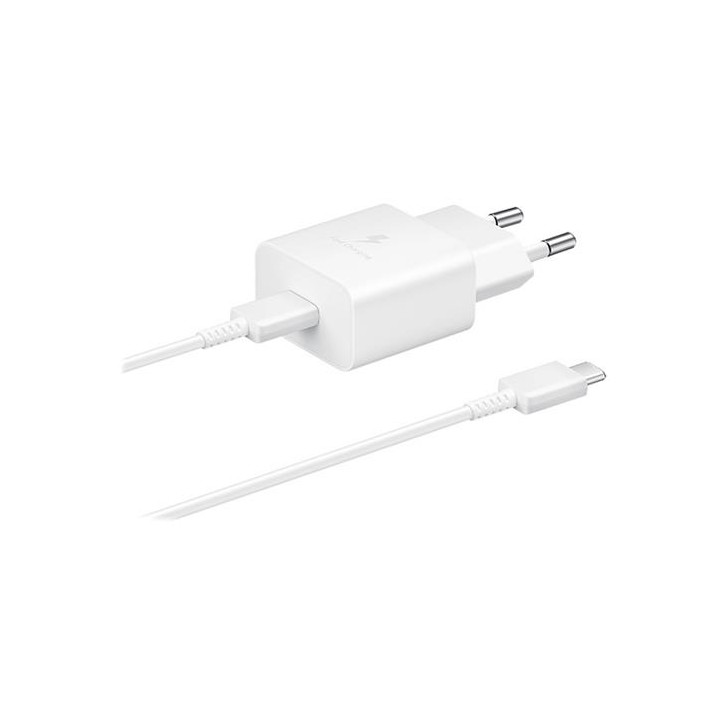 Cargador USB-C 15W+ Cable USB-C a USB-C 1 m Samsung (EP-T1510) Blanco