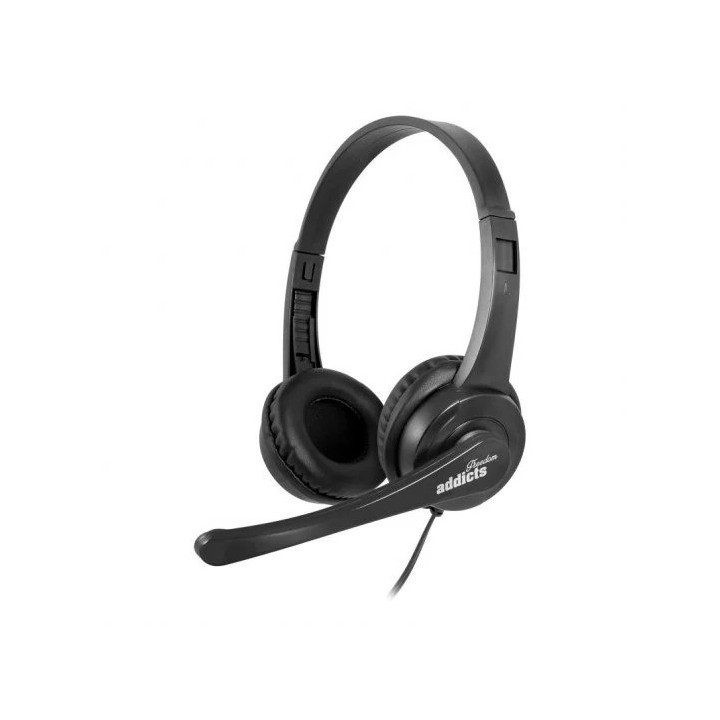 AURICULARES + MICROFONO NGS VOX505 USB BLACK