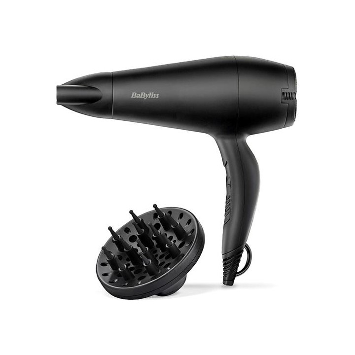 Babyliss D215DE Secador de Pelo 2.000w Con Difusor