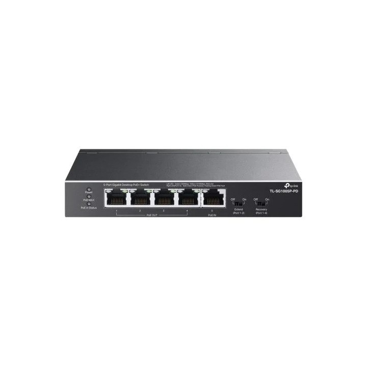 SWITCH TP-LINK ETHERNET 5 PUERTOS GIGABIT POE+