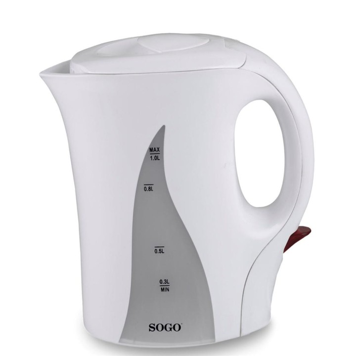 Sogo Hervidor de Agua Plástico 1.0L 1100W (KET-SS-5740)
