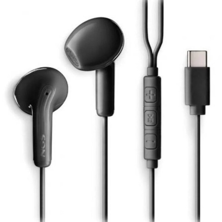 AURICULARES + MICROFONO NGS CROSS GLIDE IN EAR USB-C BLACK