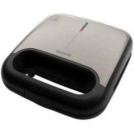 Aiwa ASM-750 Sandwichera 750W Sandwich, Grill y Gofre Acero Antihuellas