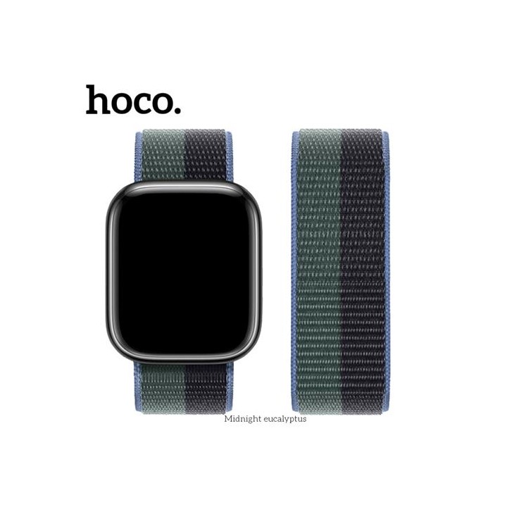 Hoco iWatch WA02 Correa Nylon Verde Eucalipto