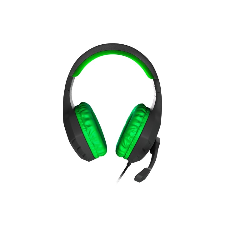 AURICULARES C/MICROFONO GENESIS ARGON 200 GAMING MINI JACK 3.5 VERDE