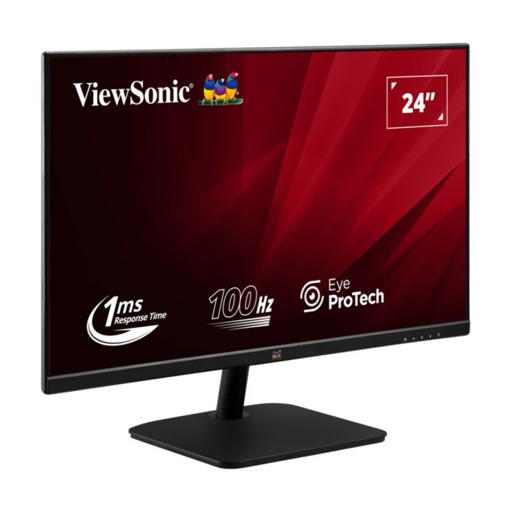 MONITOR VIEWSONIC 24 IPS 100HZ 1MS SLIM FRAME HDMI VGA EYE PROTECH 3YR GAR