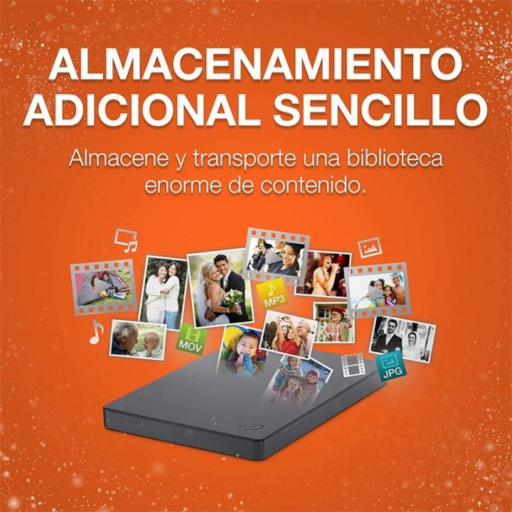 DISCO DURO EXTERNO SEAGATE 1TB 2,5 USB 3.0