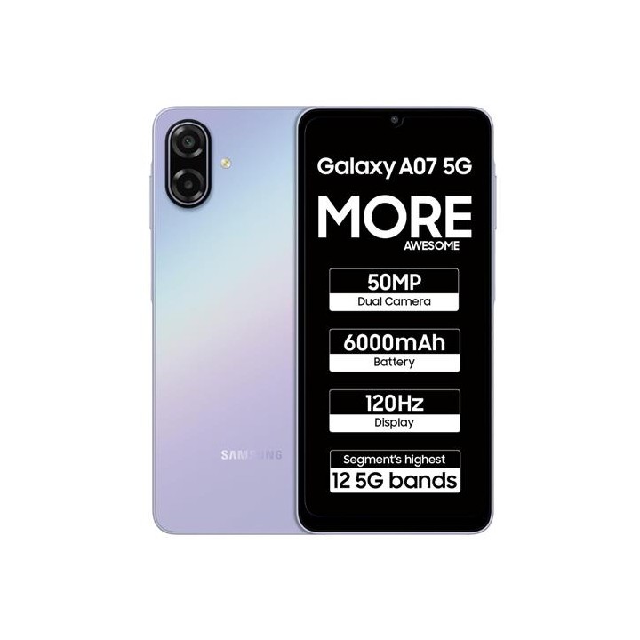 Samsung Galaxy A07 5G 8GB 256GB Light Violet (SM-A075) Internacional