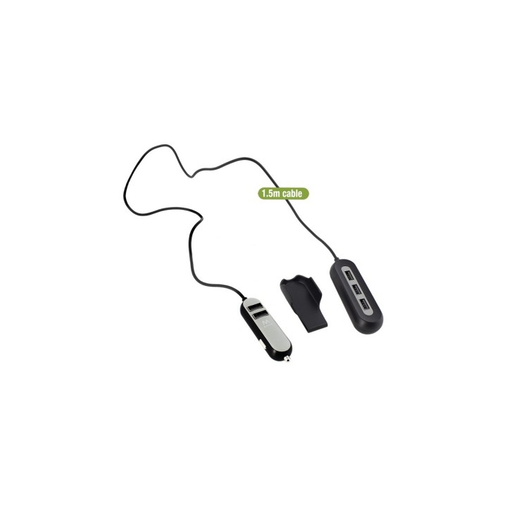 CARGADOR COCHE 5 USB EWENT EW1355