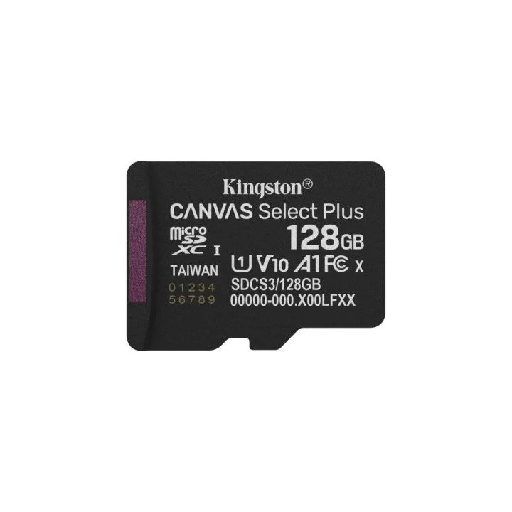 MEMORIA MICRO SD 128GB KINGSTON XC C10 150MB/S + ADAPTADOR SD