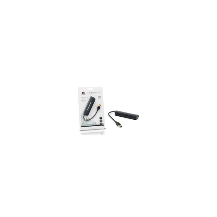 HUB CONCEPTRONIC USB 3.0 4P NEGRO C4PUSB3