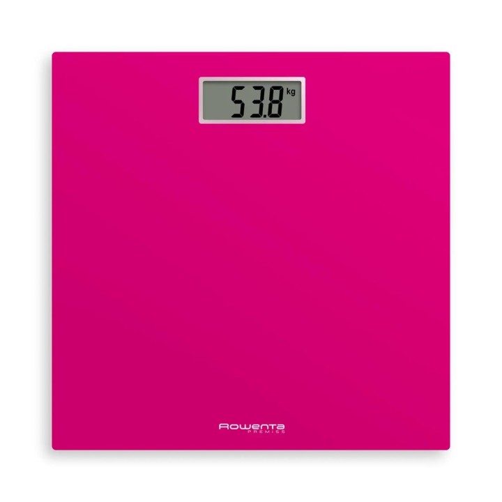 Rowenta BS1403V0 Premiss Báscula de Baño Extraplana Fucsia 150Kg