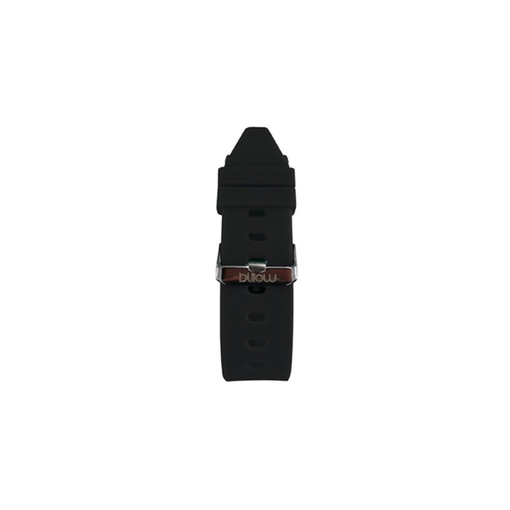 PULSERA ACTIVIDAD BILLOW XSB70 CON PULSOMETRO NEGRA XSB70B