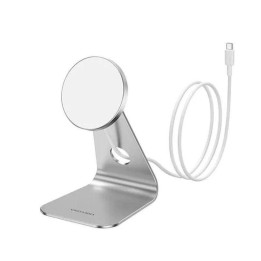 CARGADOR VENTION SOBREMESA SMARTPHONE MAGSAFE 15W WIRELESS 1M SILVER