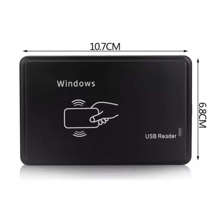 LECTOR DE TARJETAS RFID 125KHZ PORTABLE USB