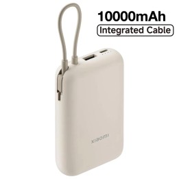 Xiaomi Powerbank 10.000 mAh 22.50W Con Cable Integrado Tan Beige (BHR9072GL)