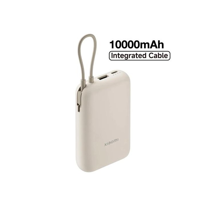 Xiaomi Powerbank 10.000 mAh 22.50W Con Cable Integrado Tan Beige (BHR9072GL)